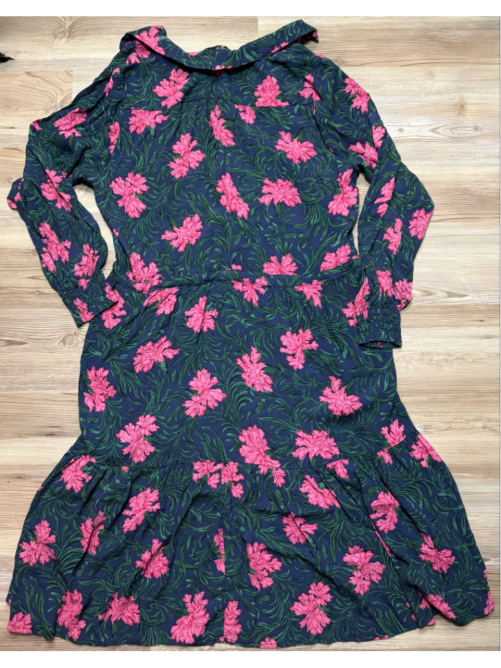 Joules Harper tiered shirt dress Size 14 - Picture 2 of 9